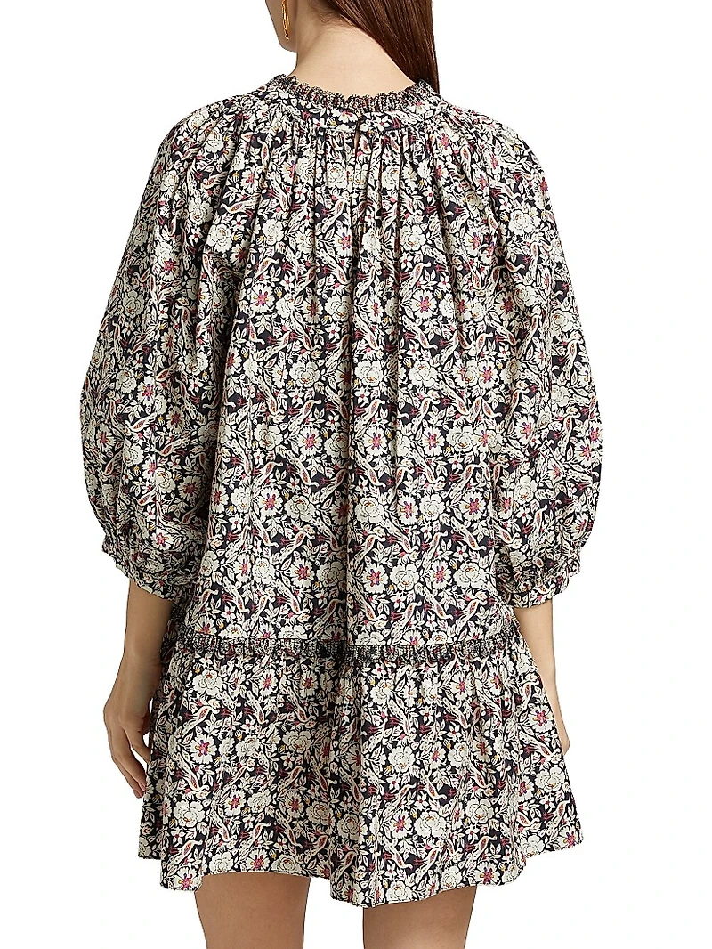 Angelica Cotton Printed Minidress