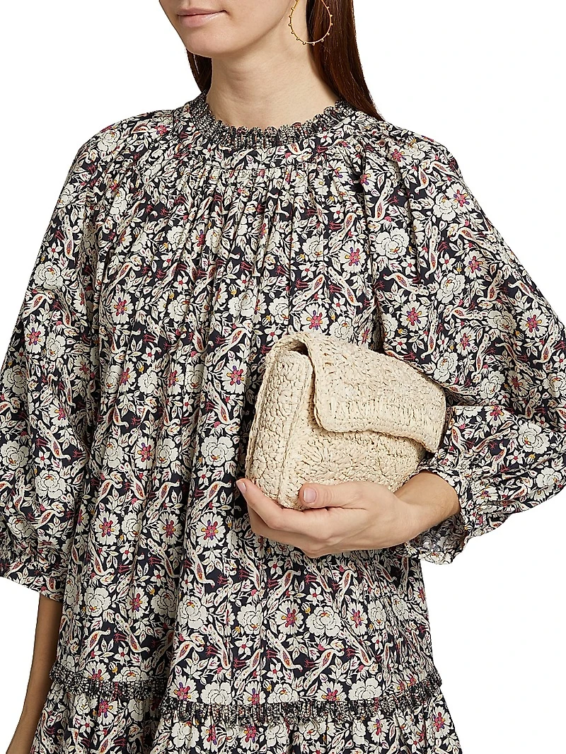 Angelica Cotton Printed Minidress