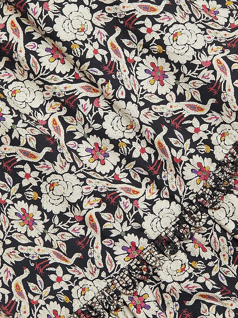 Angelica Cotton Printed Minidress