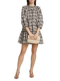 Angelica Cotton Printed Minidress