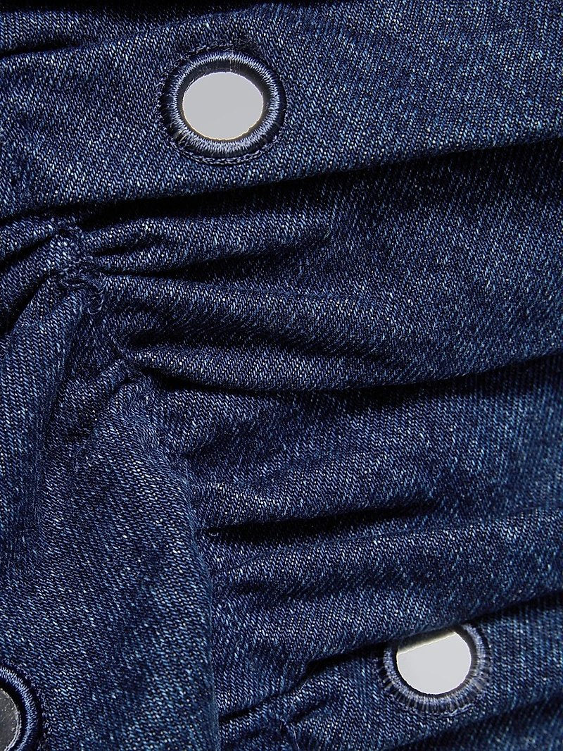 Pia Denim Embellished Minidress