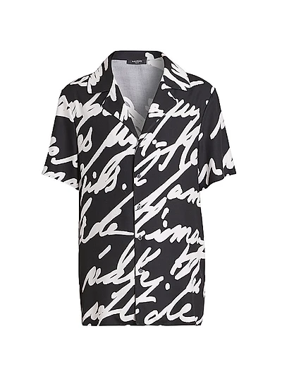 Big Love Letter Short-Sleeve Shirt