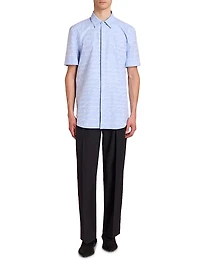 Love Letter Jacquard Short-Sleeve Shirt