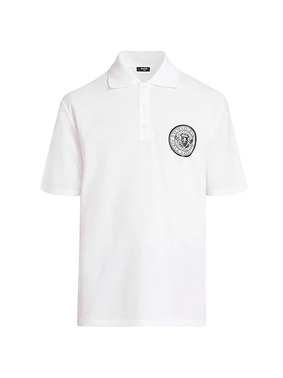 Small Coin Cotton Polo Shirt