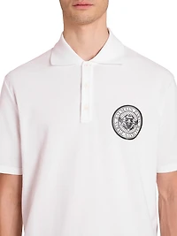 Small Coin Cotton Polo Shirt