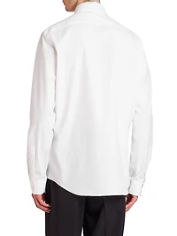 Love Letter Embroidered Button-Up Shirt