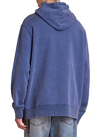 Embroidered Logo Cotton Hoodie