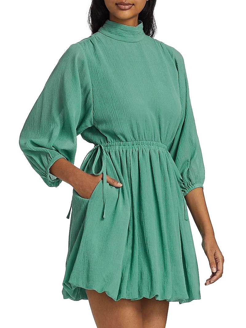 Alex Bubble-Hem Minidress