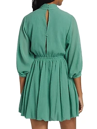 Alex Bubble-Hem Minidress