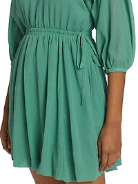 Alex Bubble-Hem Minidress