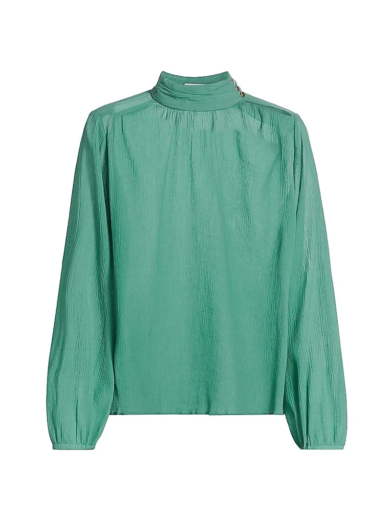 Nadja Mock Turtleneck Blouse