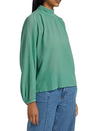 Nadja Mock Turtleneck Blouse