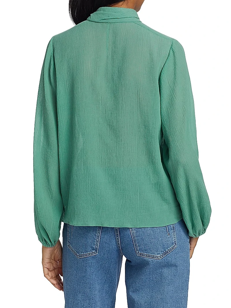 Nadja Mock Turtleneck Blouse