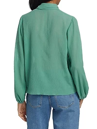 Nadja Mock Turtleneck Blouse