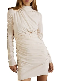 Kitty Ruched Stretch Minidress