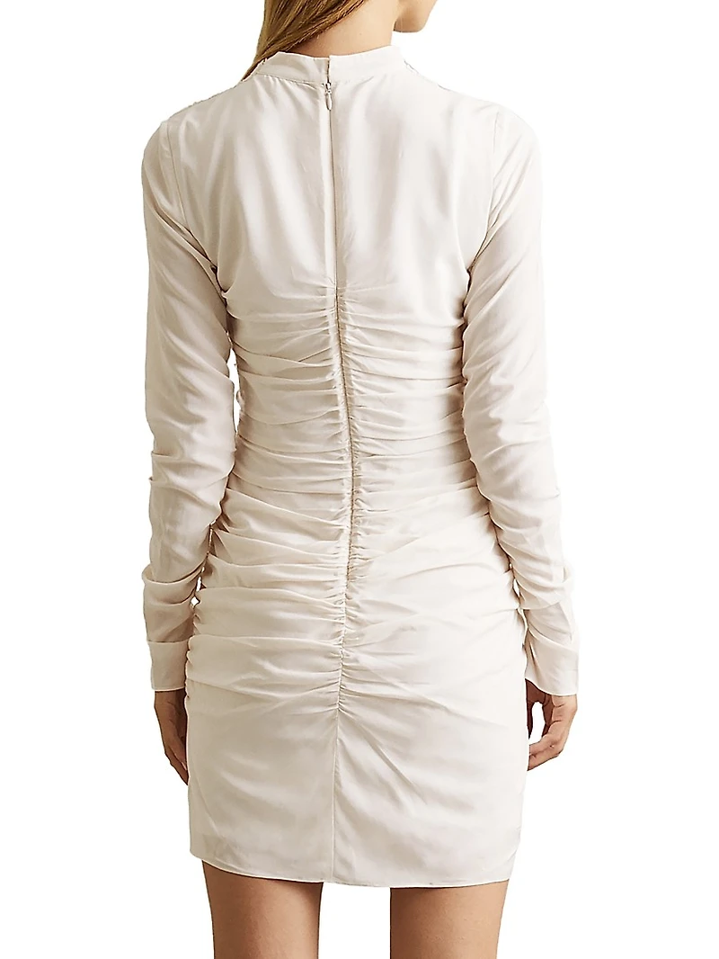 Kitty Ruched Stretch Minidress