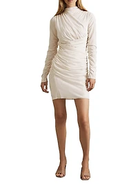 Kitty Ruched Stretch Minidress