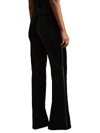 Parisa Velvet Tuxedo Pants