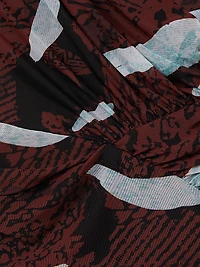 Kallie Ruched Mesh Sheath Minidress