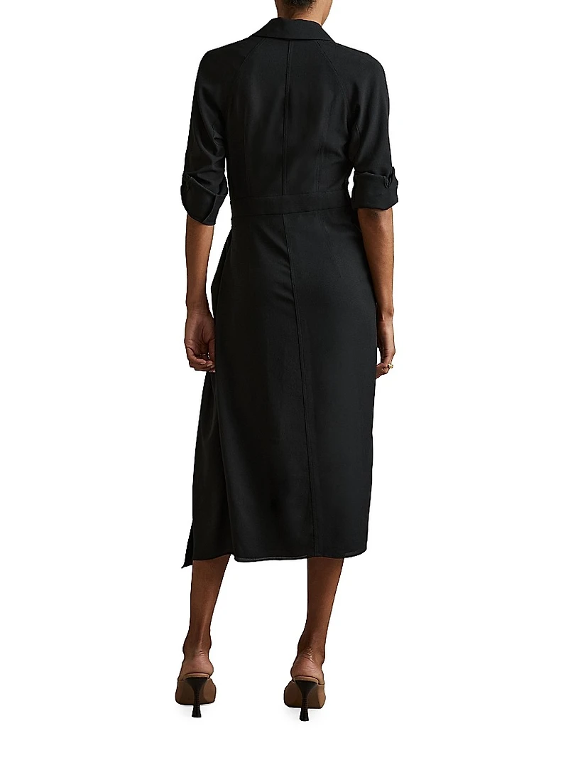Whitney Wrap Midi-Dress