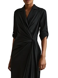 Whitney Wrap Midi-Dress