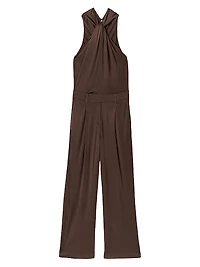 Claudia Jersey Halterneck Jumpsuit