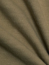 Cotton Jersey Mock Turtleneck Minidress