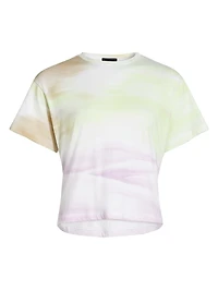 Abstract Cotton Jersey T-Shirt
