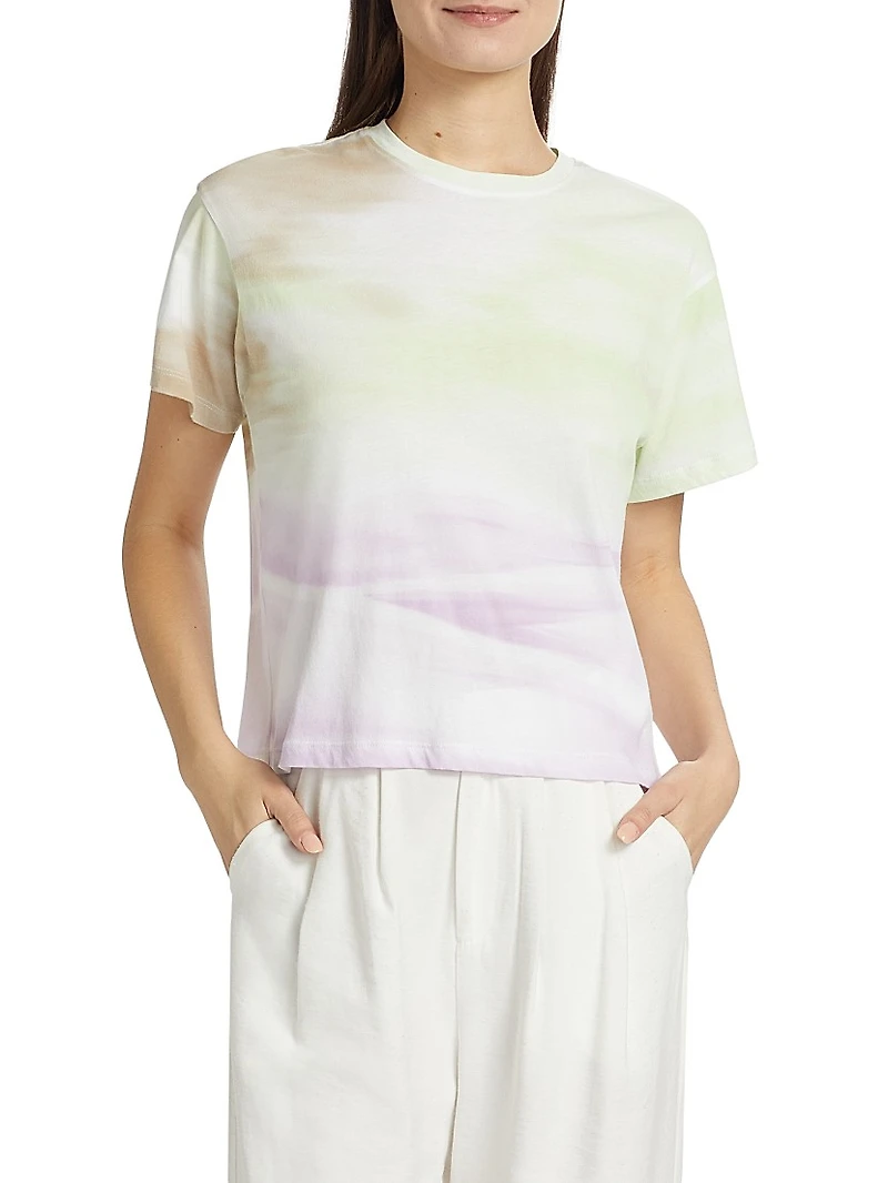 Abstract Cotton Jersey T-Shirt