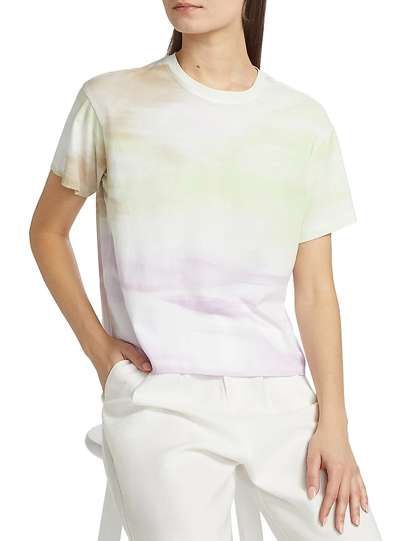 Abstract Cotton Jersey T-Shirt