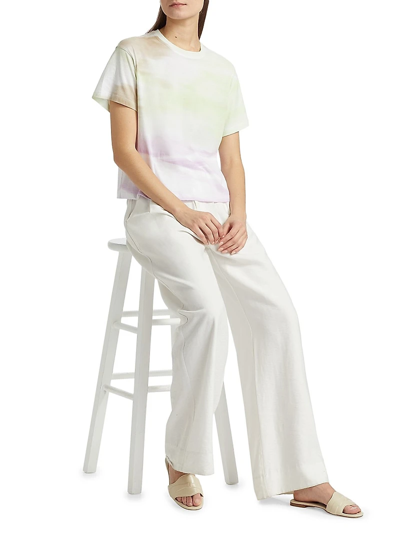 Abstract Cotton Jersey T-Shirt