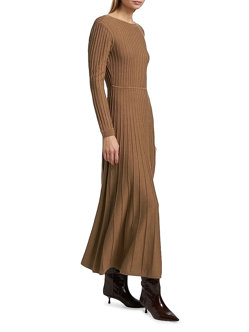 Jazia Rib-Knit Midi-Dress