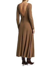 Jazia Rib-Knit Midi-Dress