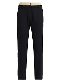 Gigi Layered Straight Pants