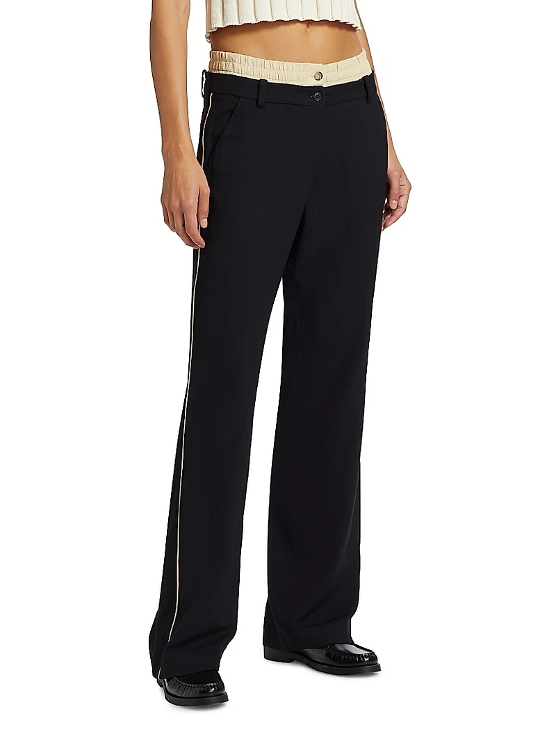 Gigi Layered Straight Pants