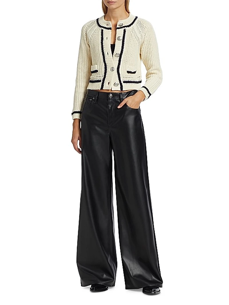 Beatrice Cotton Knit Cardigan