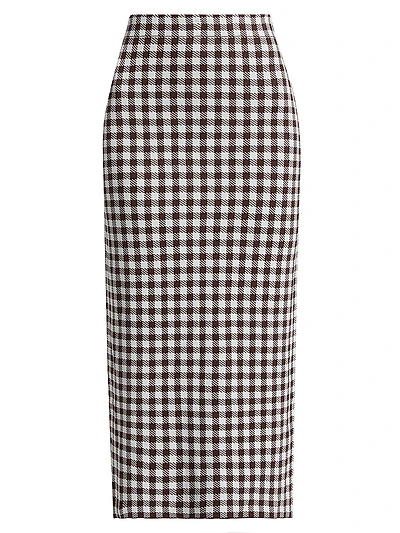 Karina Gingham Maxi Skirt