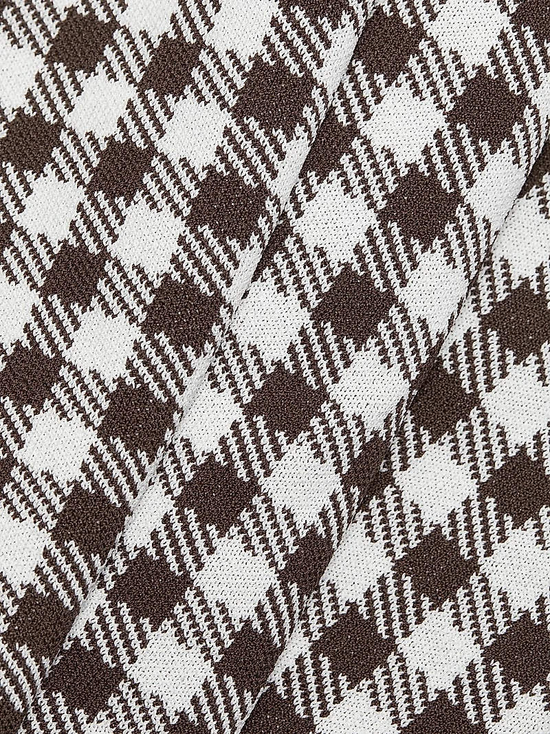 Karina Gingham Maxi Skirt