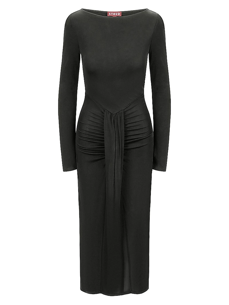 Gres Draped Midi-Dress