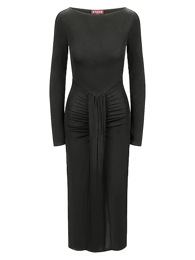 Gres Draped Midi-Dress