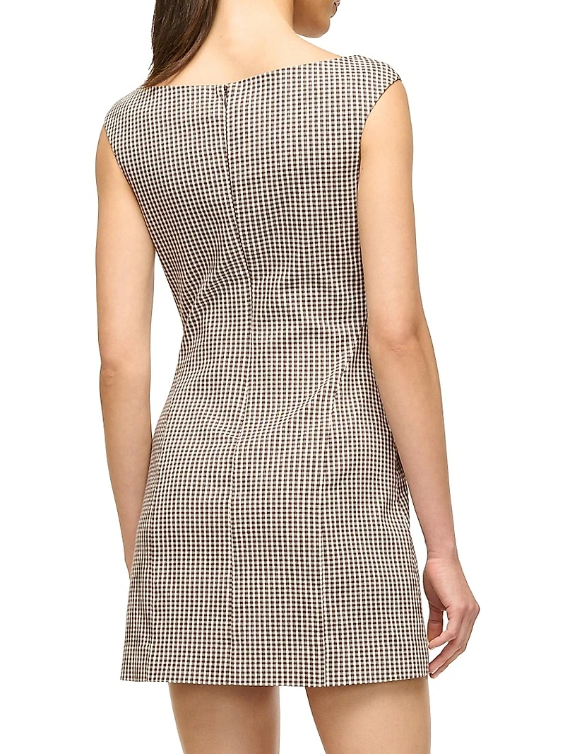 Walker Micro Gingham Minidress