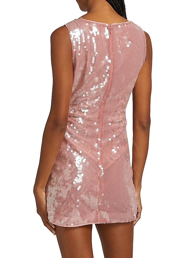 Eton Sequined Boatneck Minidress