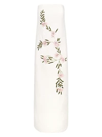 Casey Embroidered Floral Strapless Cocktail Dress
