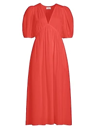 Blake Cotton Gauze Midi-Dress