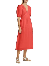 Blake Cotton Gauze Midi-Dress