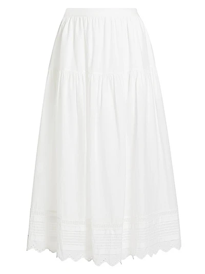 Tilda Cotton A-Line Maxi Skirt