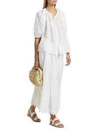 Tilda Cotton A-Line Maxi Skirt