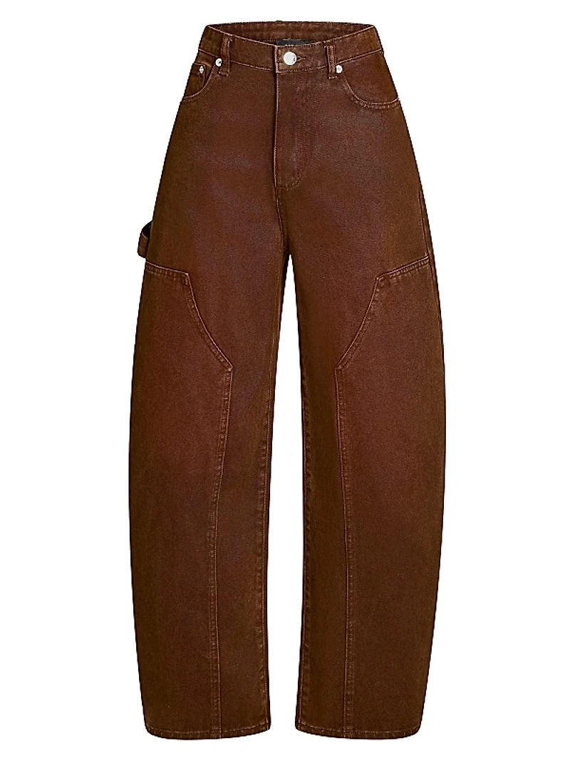 Marbel Mid Rise Barrel Jeans