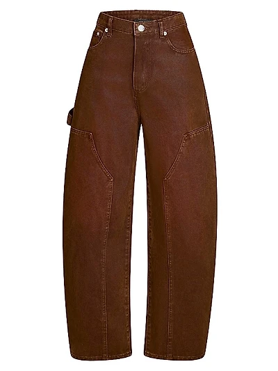 Marbel Mid Rise Barrel Jeans