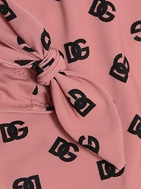 DG Logo Padded Triangle Bikini Set